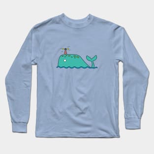 whale island Long Sleeve T-Shirt